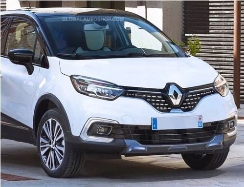 Renault Captur - Listwy CHROM atrapa na grill zdjęcie 2