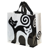 torba na zakupy 24l 35x35x20 animals koty fraspo1szt czarna
