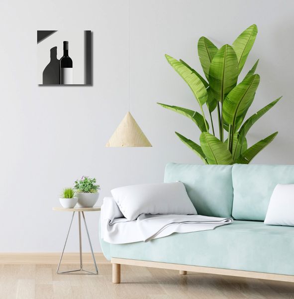 Obraz 30x30cm Butla Wina zdjęcie 2