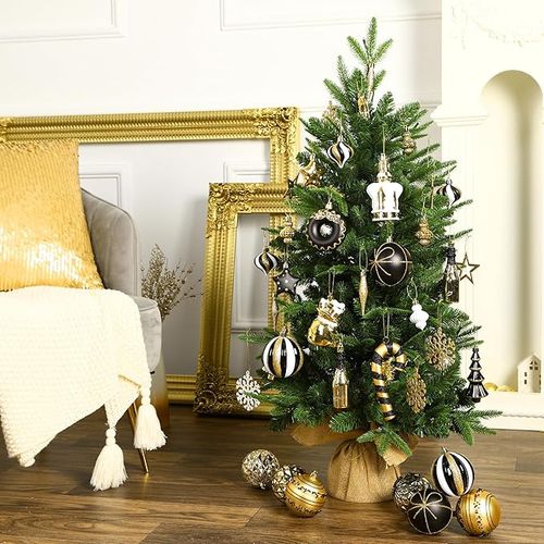 70 sztuk zestaw ozdób choinkowych nietłukące plastikowe bombki na choinkę na Arena.pl