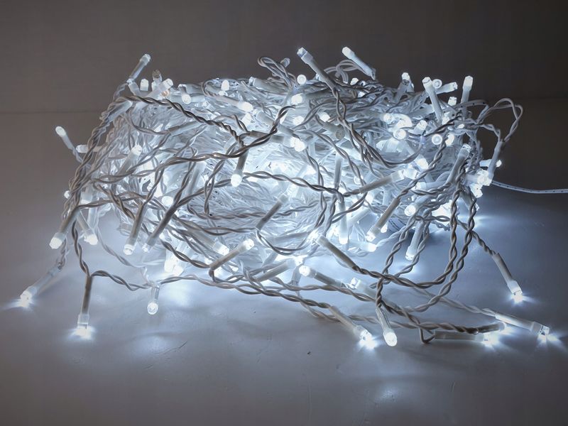 LAMPKI SOPLE 300 LED WEW/ZEW FLASH 10M Zimny biały zdjęcie 6