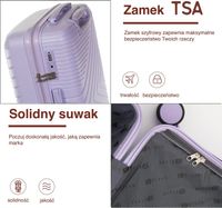 WALIZKA PP BLOOM XL “ 24 ” ŚREDNIA MOCNA NA KÓŁKACH TWARDA BLOOM 6 KOLORÓW