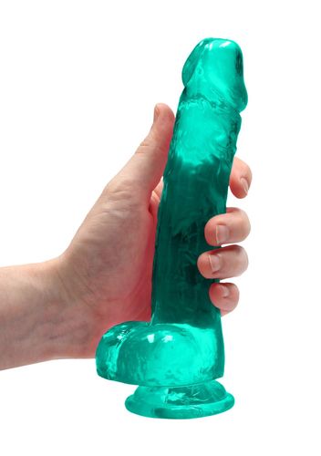 Realistic Dildo With Balls - 8""""/ 21 Cm na Arena.pl