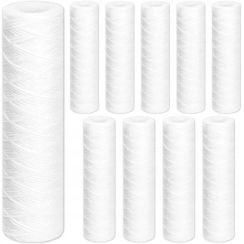 FILTR DO WODY WKŁAD FILTRUJĄCY SZNURKOWY ZMIĘKCZAJĄCY PP5 10" ZESTAW na Arena.pl