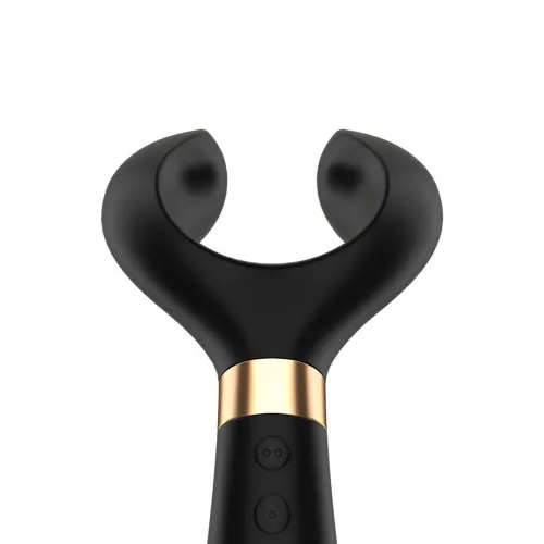 satisfyer endless joy - wielofunkcyjne urządzenie z obrotową głowką, czarne na Arena.pl