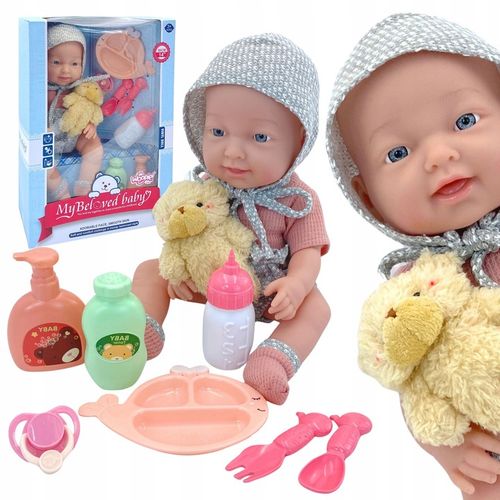 LALKA BOBAS MIŚ ZESTAW DO KARMIENIA PIELĘGNACJI OPIEKUNKA WOOPIE ROYAL na Arena.pl