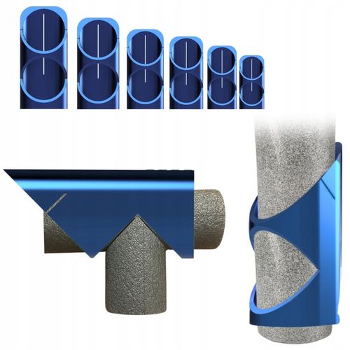 SZABLON DO DOCINANIA OTULINY IZOLACJI RUR ZESTAW 6 SZTUK na Arena.pl