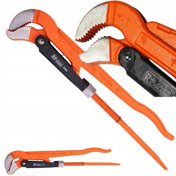 KLUCZ NASTAWNY CĘGI SZCZYPCE ŻABKA DO RUR 11/2'' RICHMANN C7581 zdjęcie 1