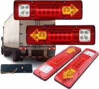 LAMPY TYLNE LED DO PRZYCZEPKI ZESTAW LAMP DO PRZYCZEP NACZEP LAWET TYLNA