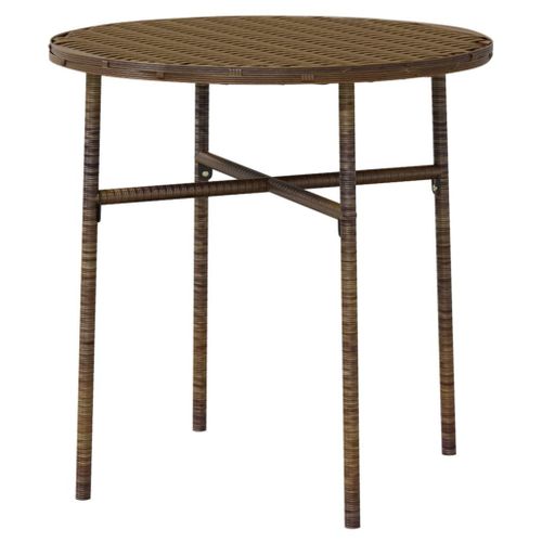 Emaga 3-częściowy zestaw mebli ogrodowych, rattan PE, brązowy na Arena.pl