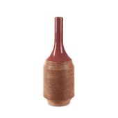 Nowoczesny wazon ceramiczny ELDA 16X16X48 jasnobrązowy