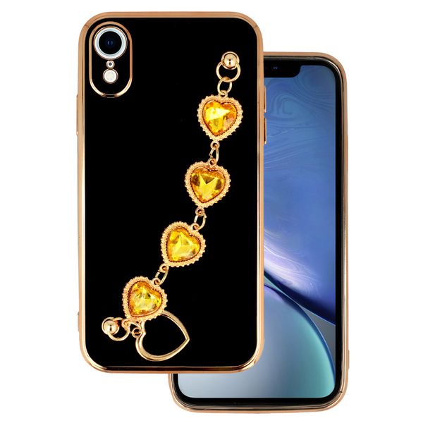 Trend Case do Iphone XR wzór 2 czarny zdjęcie 1
