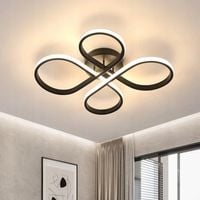 LAMPA WISZACA CZARNA LAMPA SUFITOWA LED 3000K NOWOCZESNA DO SALONU
