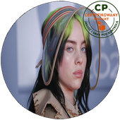 Opłatek na tort Billie Eilish