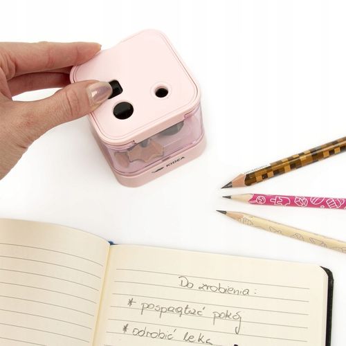 KIDEA RÓŻOWA TEMPERÓWKA ELEKTRYCZNA PODWÓJNA 2 GRUBOŚCI KREDEK 6-7/8-12 mm na Arena.pl