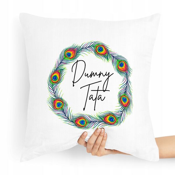 Poduszka Prezent Dla Taty Ojca Dumny Tata Z Nadrukiem Ze Zdjęciem zdjęcie 1