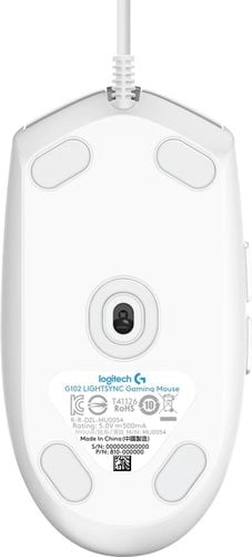 Mysz przewodowa LOGITECH G102 Lightsync Biały na Arena.pl