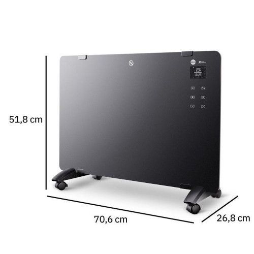 GRZEJNIK ELDOM 1500W WIFI SZKŁO OSZCZĘDNOŚĆ ENERGII PILOT na Arena.pl