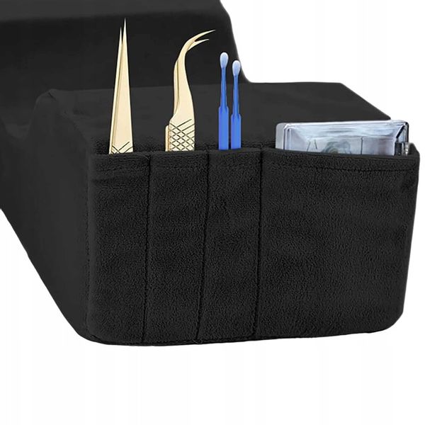 Profesjonalna poduszka do przedłużania rzęs czarna zdjęcie 5