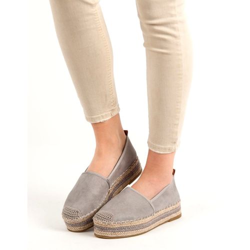 Zamszowe Espadryle Na Platformie r.36 na Arena.pl
