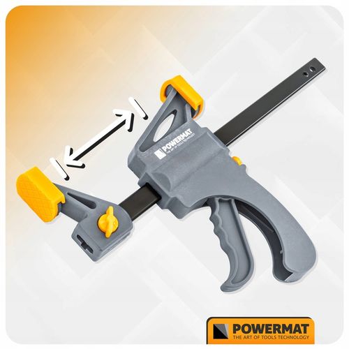 ŚCISK STOLARSKI ZACISK DŹWIGNIOWY 150x60 MM SZYBKOZACISKOWY AUTOMATYCZNY na Arena.pl