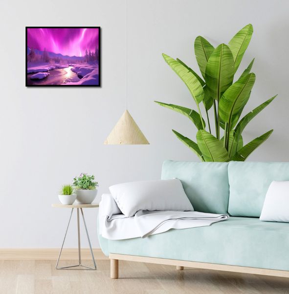 Plakat 50x40cm Aurora Nad Niebiem zdjęcie 4