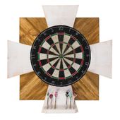 Tablica Drewniana John Paddle do Darta Order White Oak