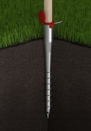 PODSTAWA SŁUPA WKRĘCANA DO ZIEMI 68x550 ŚWIDER KOTWA PWO 68 OCYNK DOMAX na Arena.pl