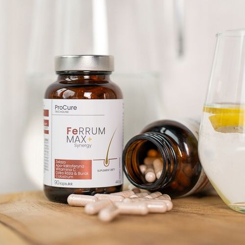ProCure tricholine feRRUM max + synergy Suplement diety 90 kapsułek na Arena.pl