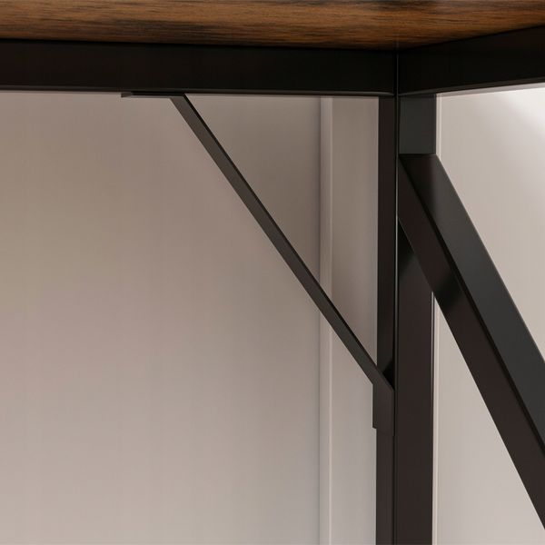 Biurko komputerowe w stylu rustykalnym 120cm zdjęcie 8