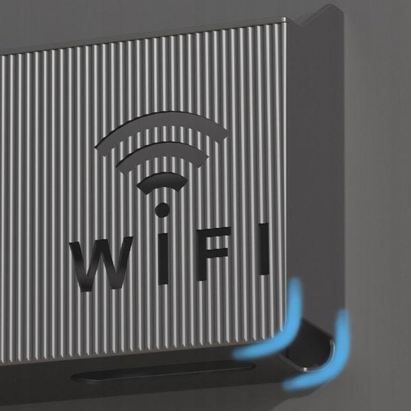 .UCHWYT ŚCIENNY PÓŁKA na ROUTER WIFI SWITCH Czarna zdjęcie 7