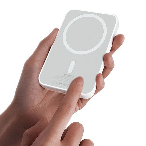 Powerbank K26 10000mAh 20W USB-A / USB-C / MagSafe - biały na Arena.pl