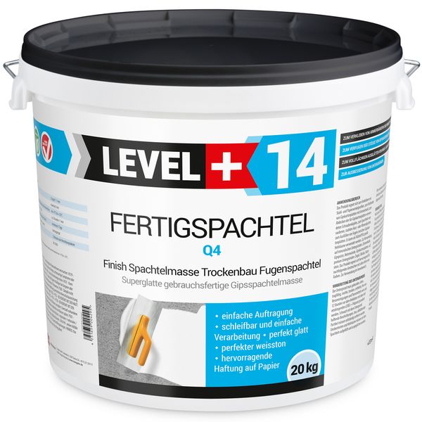 Zestaw Gładź szpachlowa Gotowa 20kg + Skrobak Wybierak LEVEL5 5-210 zdjęcie 2