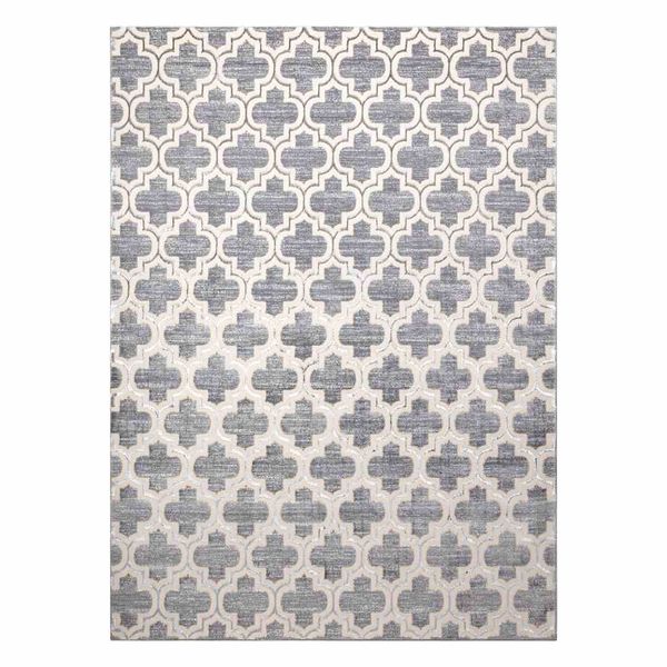 RUG/LU/IONA/CLOVER/GREY+CREAM/80x150 zdjęcie 1