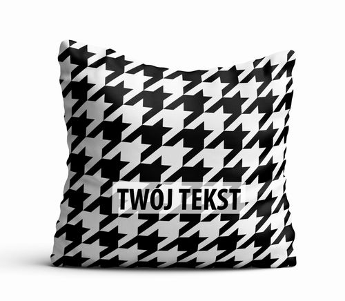 Poduszka Dekoracyjna GEOMETRYCZNA  z Twoim napisem G01 na Arena.pl