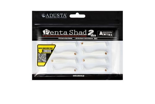 ADUSTA PENTA SHAD 001 WHITE GLOW 2 '' / 5 cm /kpl8 na Arena.pl