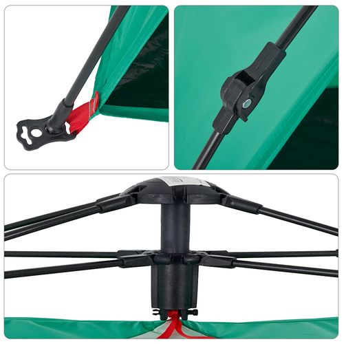 Namiot plażowy, 2-os., zielony, wodoszczelny na Arena.pl