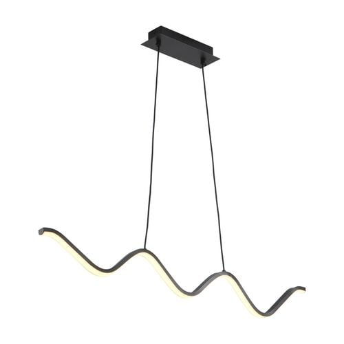 Lampa wisząca ZIGZAG LED czarna 90 cm na Arena.pl