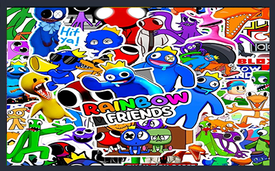 Magnes na lodówkę Rainbow Friends na Arena.pl