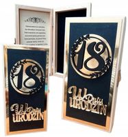 PUDEŁKO NA GOTÓWKĘ 18-te urodziny * PREZENT * hit OSIEMNASTKA