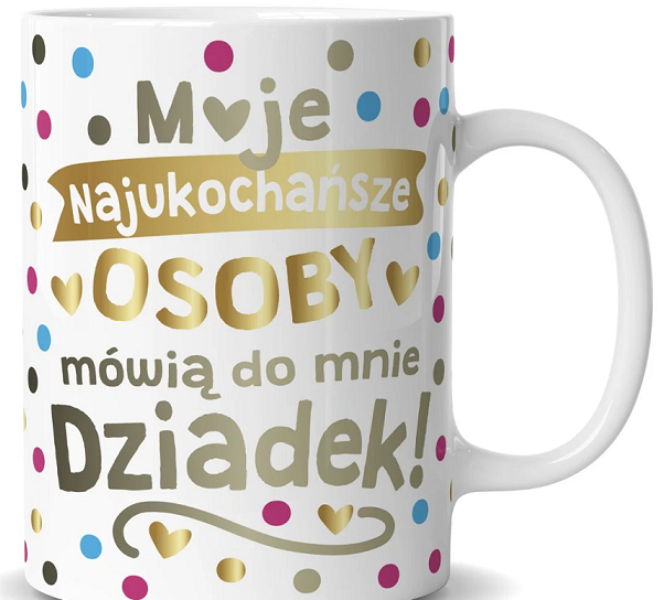 kubek ceramiczny dziadek q 880 zdjęcie 1