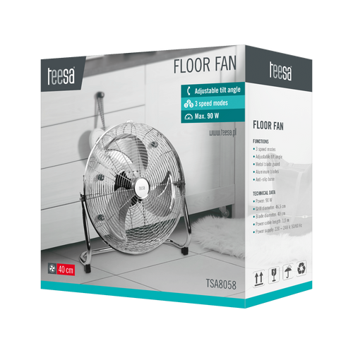TSA8058 Wentylator podogowy Teesa 40cm na Arena.pl