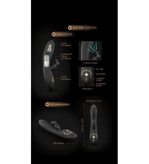 Ssący wibrator króliczek - Dorcel zdjęcie 5