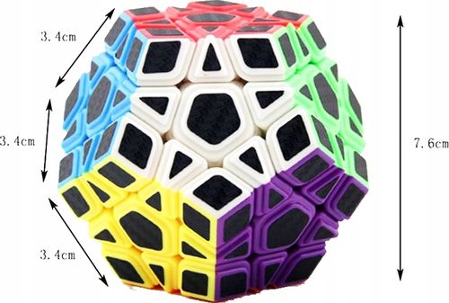 ORYGINALNA KOSTKA RUBIKA MoYu MEGAMINX  Black na Arena.pl