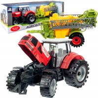 Duży traktor z przyczepą Opryskiwacz ciągnik NAPĘD ruchome elementy Drzwi