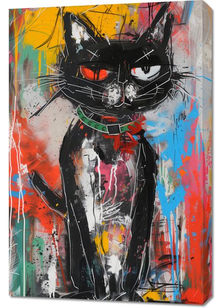 Obraz 60x90cm Gburowaty Kiciak zdjęcie 1