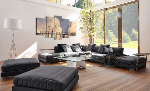 Obraz Na Płótnie - Człowiek Obłoki - 160X85 Cm - Ea160X85-3200 na Arena.pl