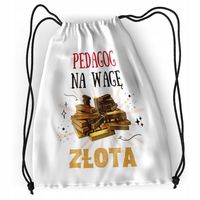 Plecak Sportowy Szkolny Pedagoga Worek Torba Z Nadrukiem Ze Zdjęciem