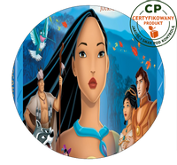 Opłatek na tort Pocahontas