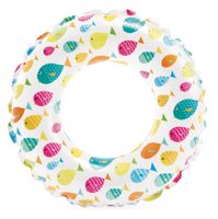 Koło dmuchane do pływania z nadrukiem  61 cm INTEX 59241 RYBKI PASTELOWE